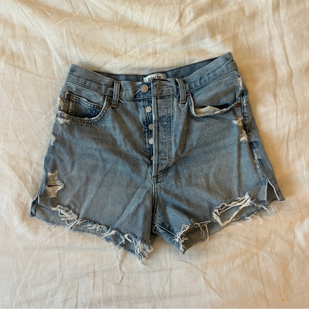 AGOLDE Parker Denim Shorts